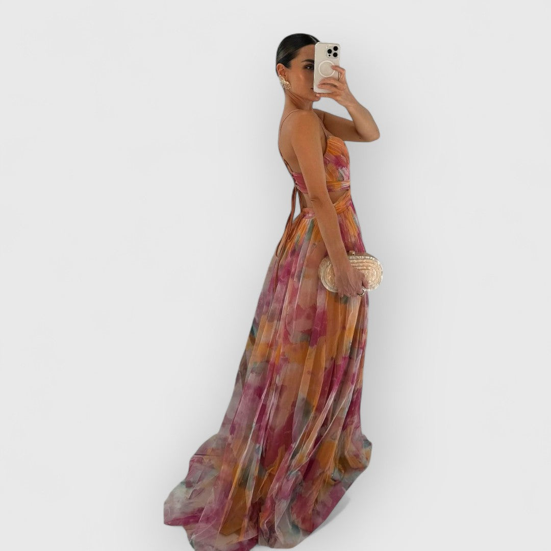 Lorena | Maxikleid mit Blumenprint