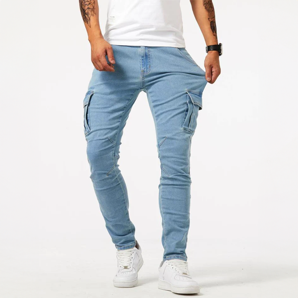 Carlo | Urban Denim Cargo Jeans