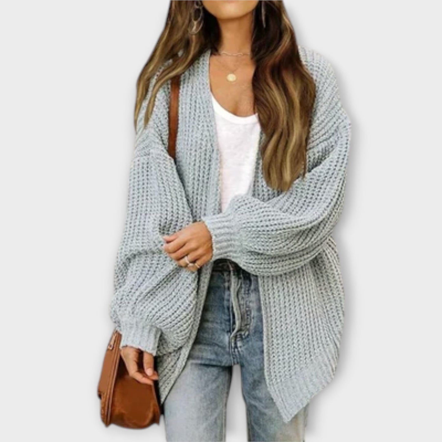 Leppa - E lässiger gestrickter Cardigan
