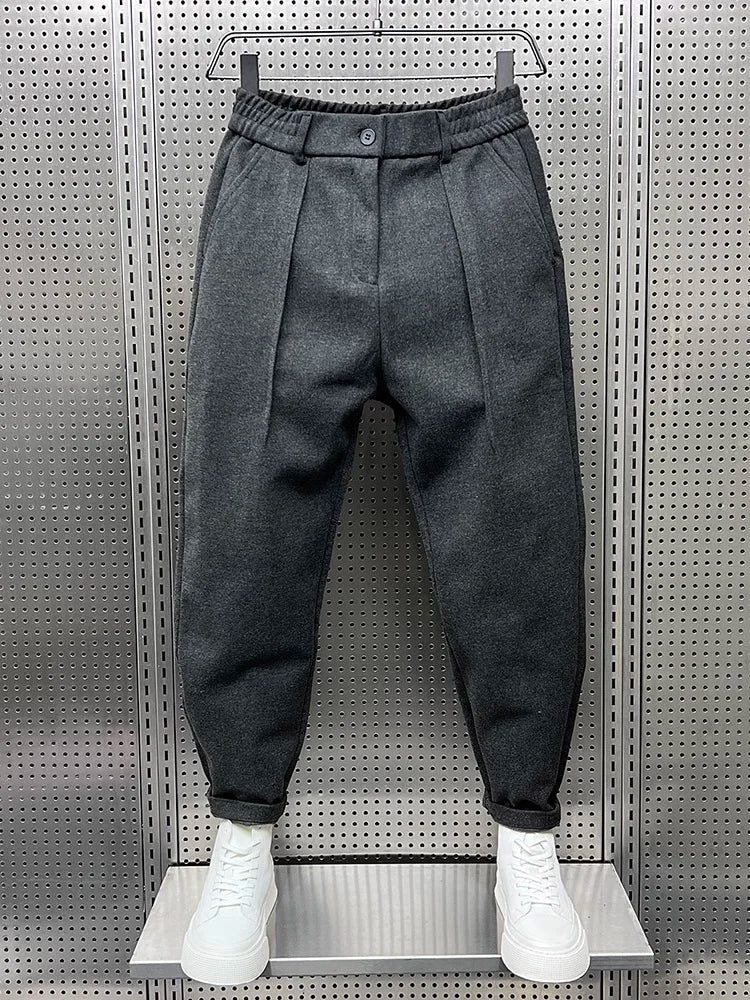 Lore | Elegante Herrenhose in Melange-Optik