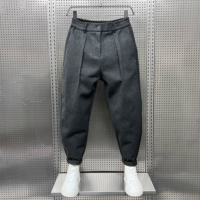 Lore | Elegante Herrenhose in Melange-Optik