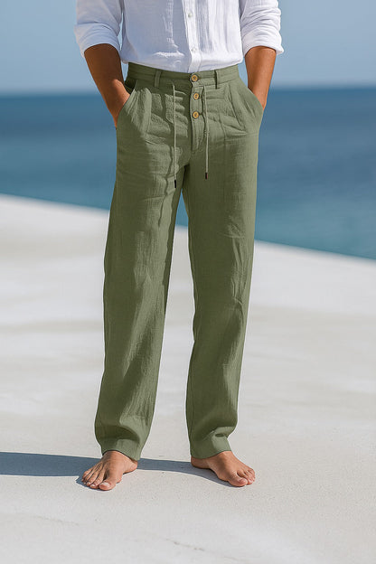 Lukas | Hose aus leichtem leinen