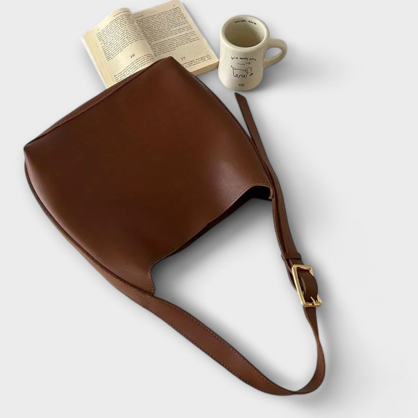 Marlena | Eleganti Lederschultertasche