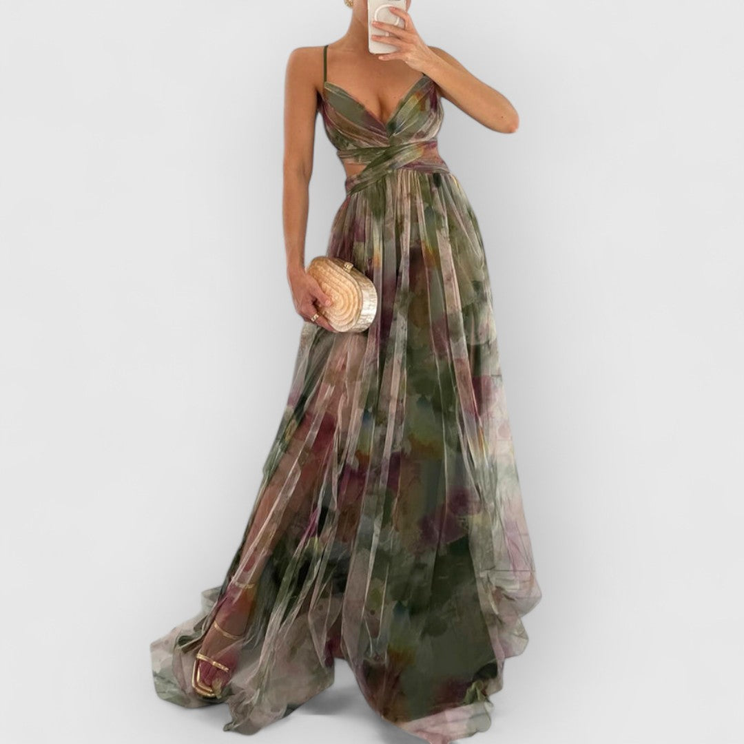 Lorena | Maxikleid mit Blumenprint