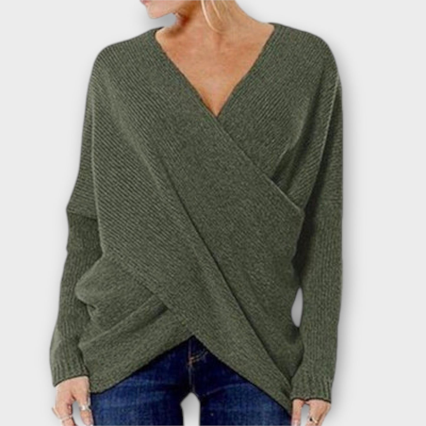 Heidi | Gkreuzter Pullover