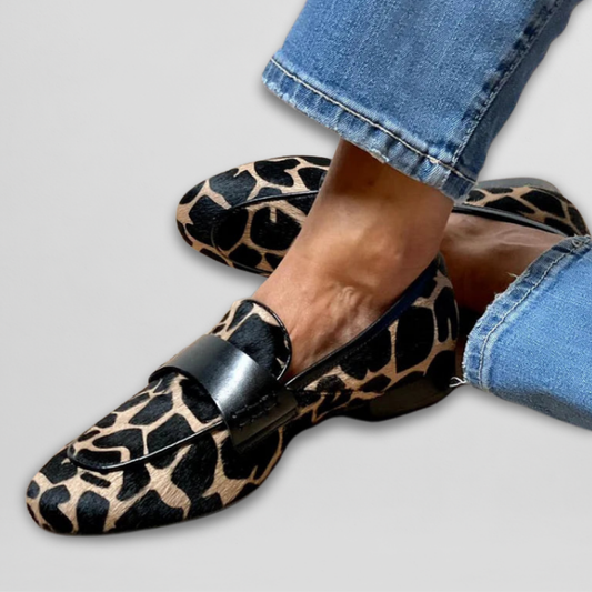 Serena | Loafer mit Animal-Print