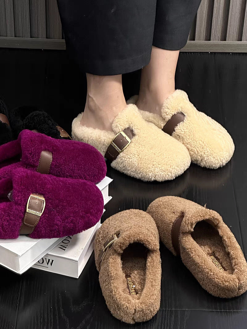 Zola | Warme Lammwoll Schuhe Im Märchenstil