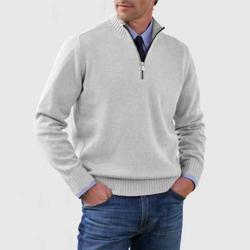 Braven | Modischer Warmer Pullover Mit Halbem Reißverschluss
