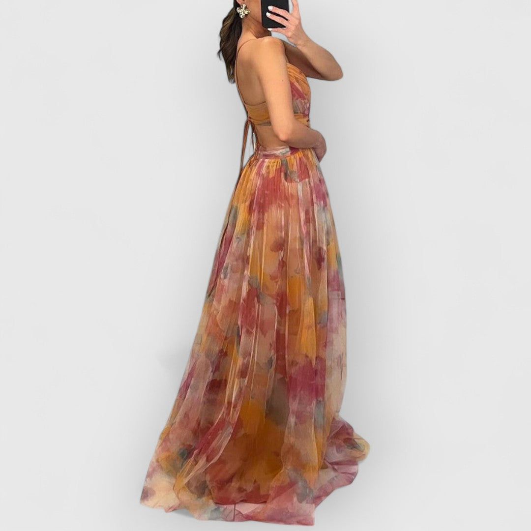 Lorena | Maxikleid mit Blumenprint