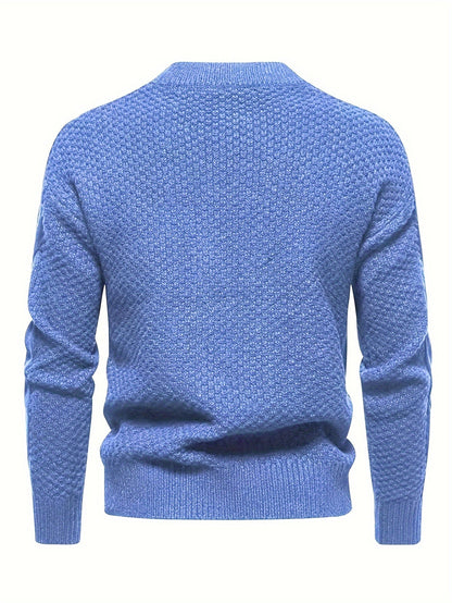 Hannes | Lässiger Langarm Strickpullover