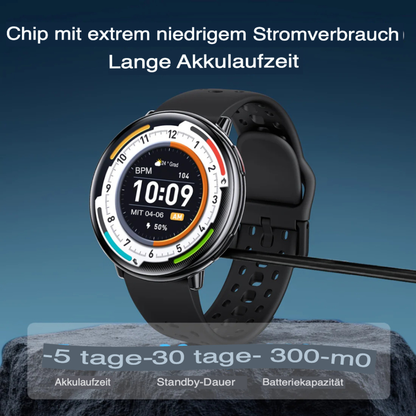 Ultra-Light Smartwatch – 3,63 cm AMOLED, Barometer, KI, IPX8 Wasserschutz