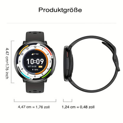 Ultra-Light Smartwatch – 3,63 cm AMOLED, Barometer, KI, IPX8 Wasserschutz