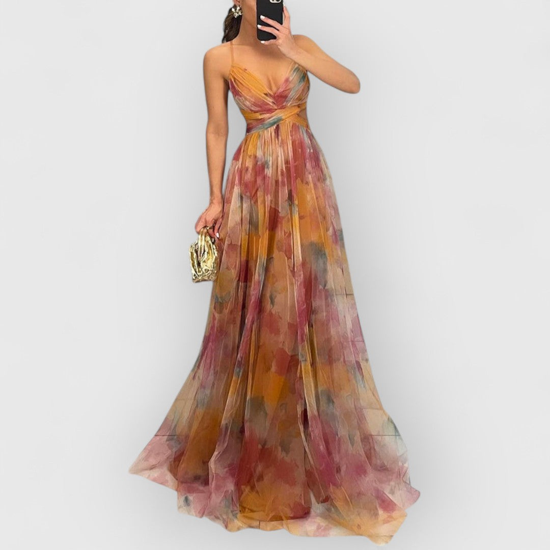 Lorena | Maxikleid mit Blumenprint