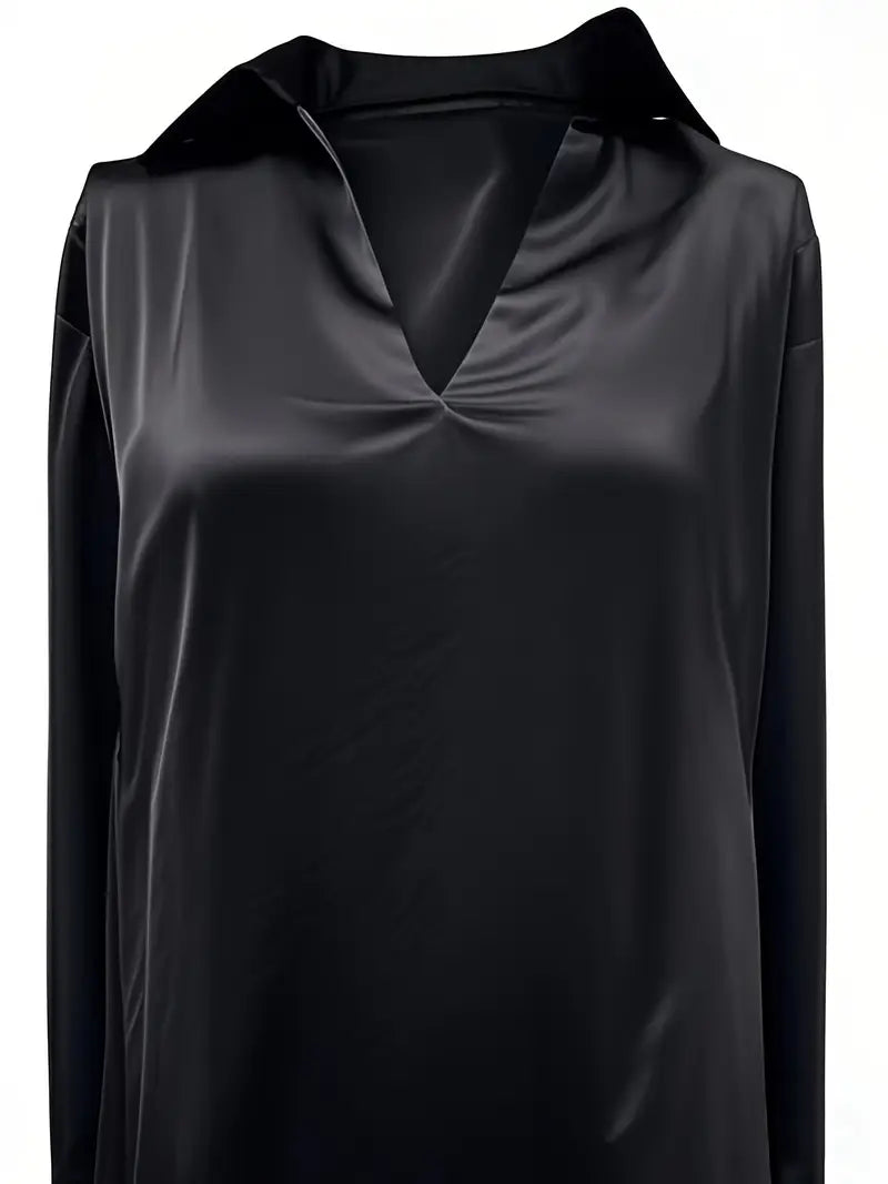 Amelie | Prämie Bluse Mit V-Ausschnitt
