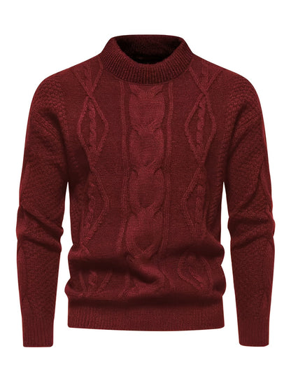 Hannes | Lässiger Langarm Strickpullover
