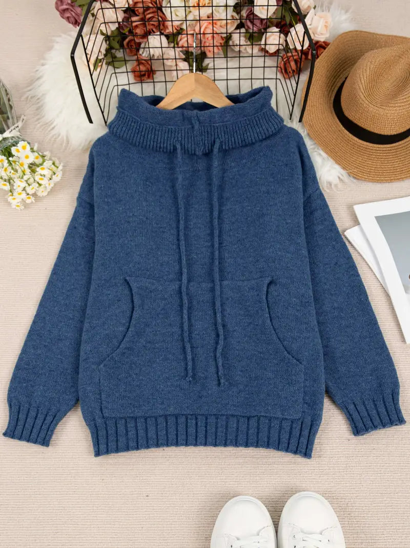 Natala - Strickpullover Mit Kängurutasche