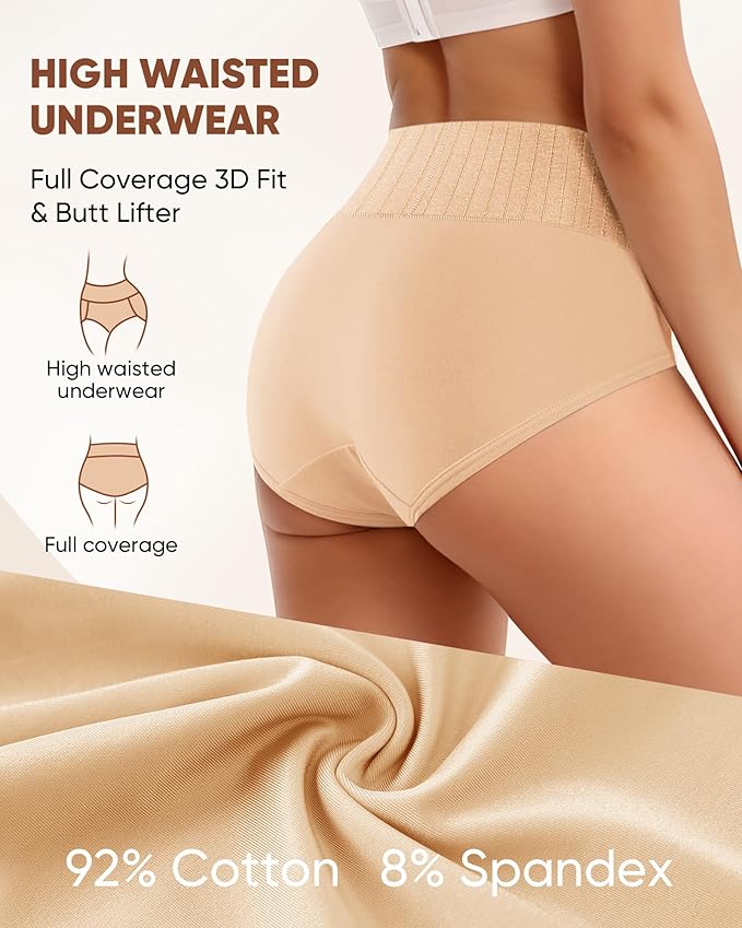 ContourEase | Figurformende High-Waist Slips (6er-Pack)