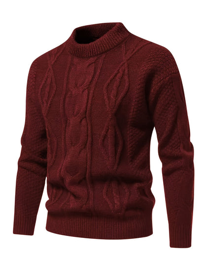 Hannes | Lässiger Langarm Strickpullover