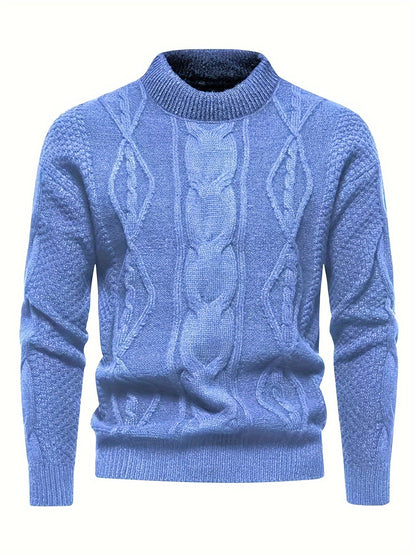 Hannes | Lässiger Langarm Strickpullover