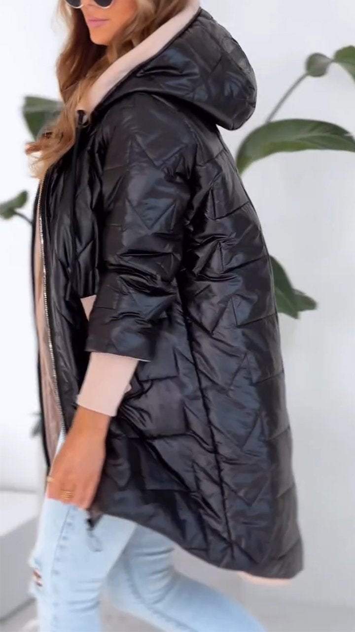 Agnesa | Wärmender Kapuzenmantel