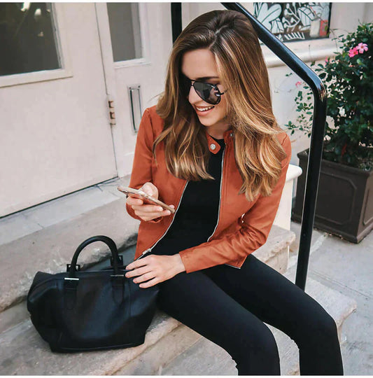 Bambi | Italienische Lederjacke
