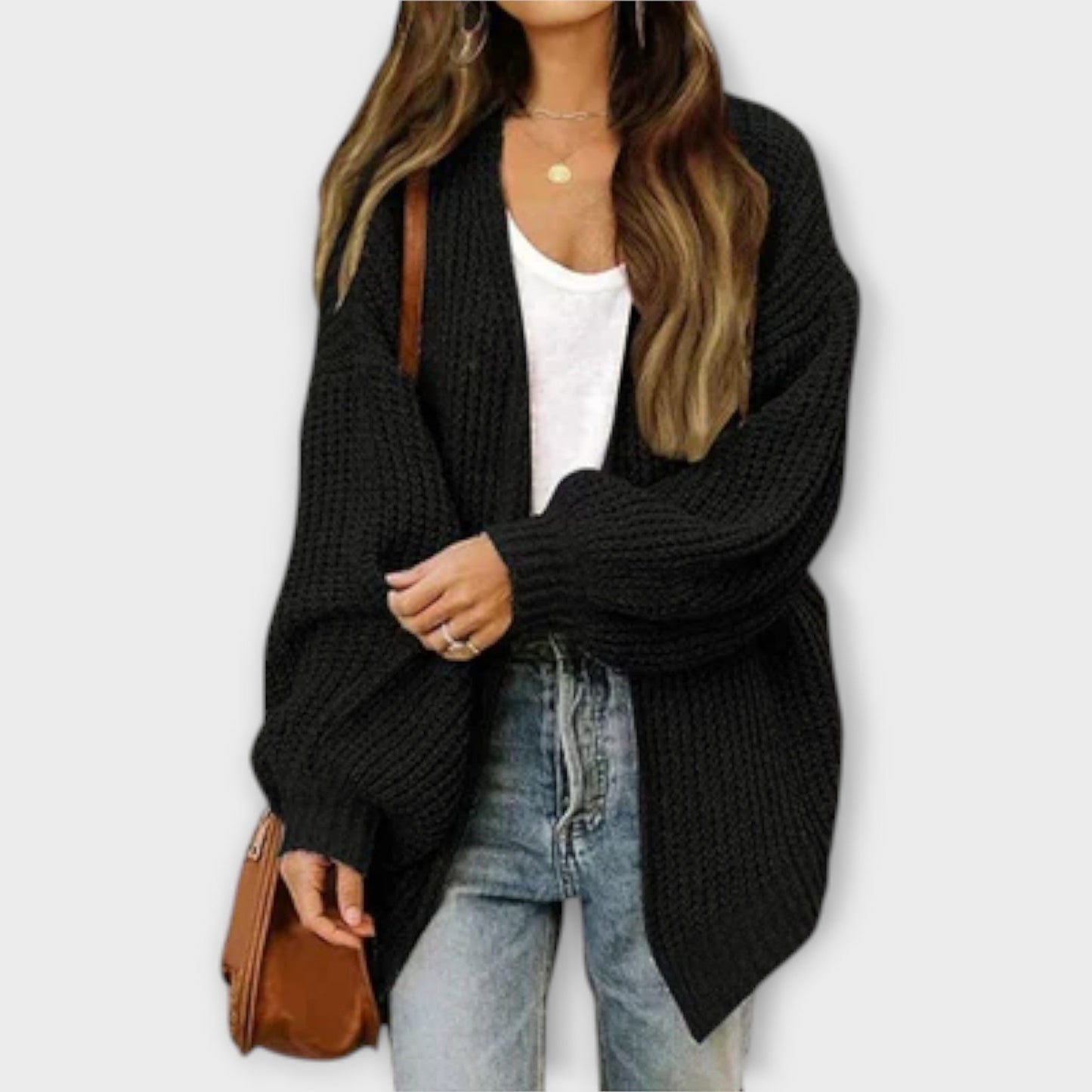 Leppa - E lässiger gestrickter Cardigan