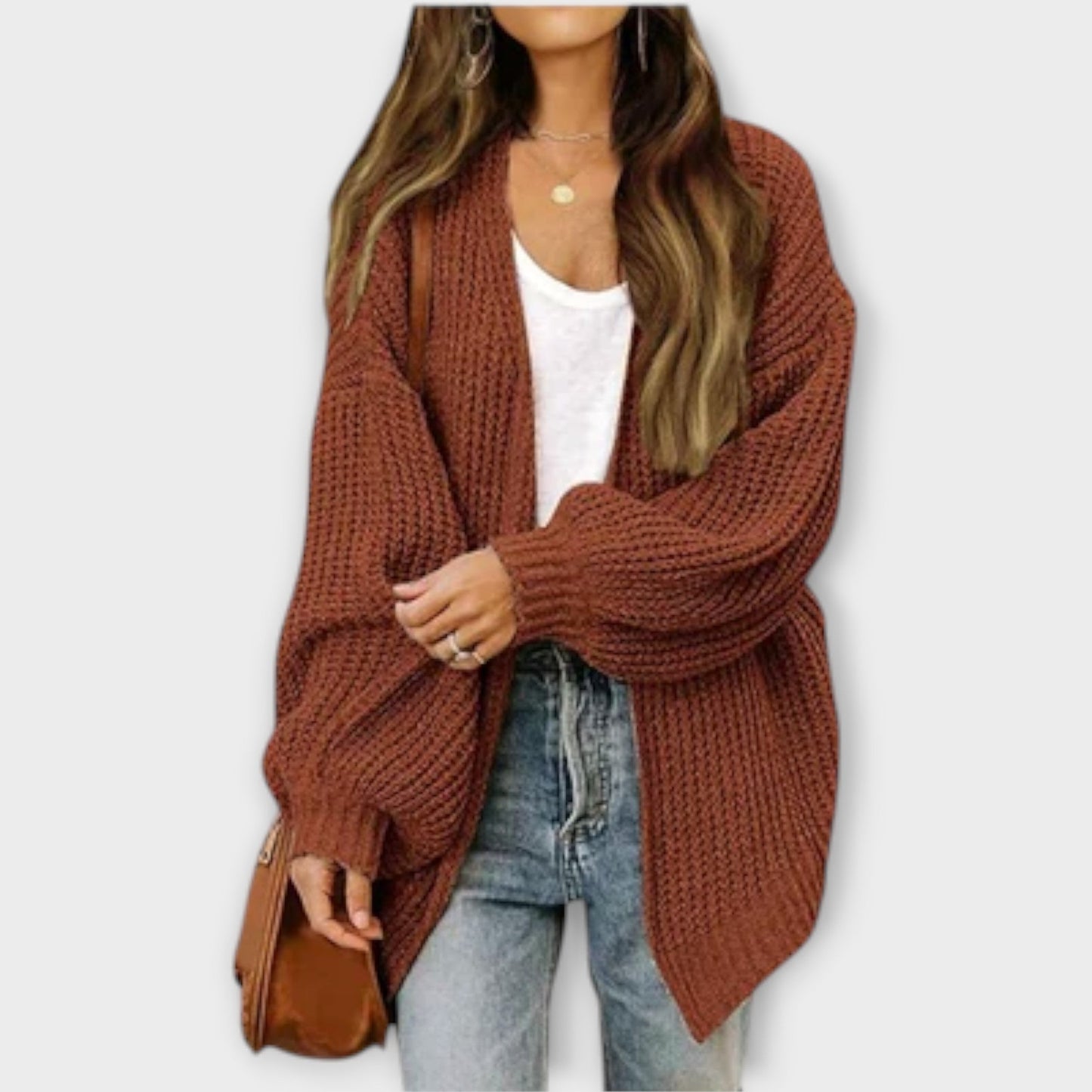 Leppa - E lässiger gestrickter Cardigan