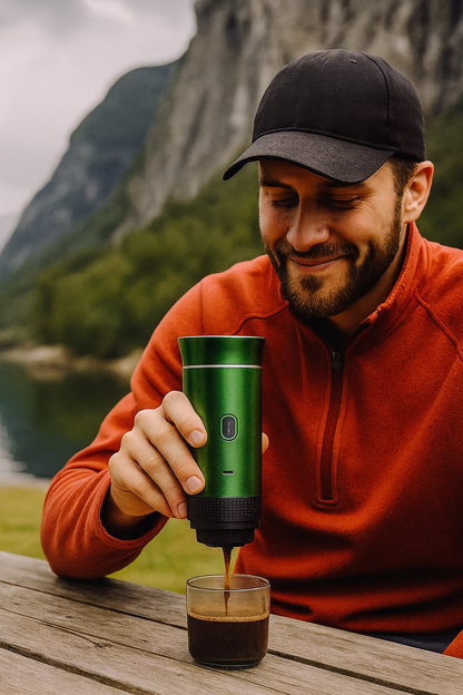 PeakBrew | Tragbare Espresso und Cappuccino Maschine
