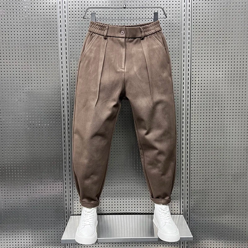 Lore | Elegante Herrenhose in Melange-Optik