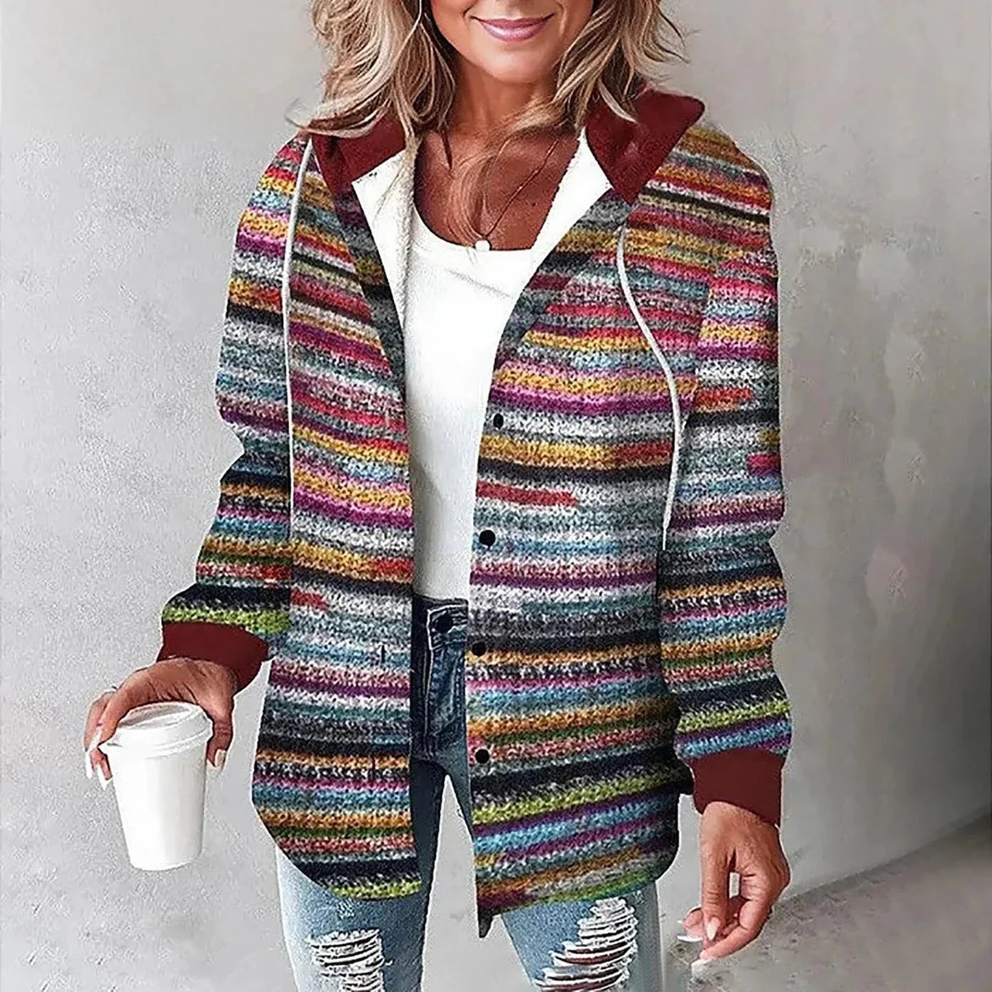 Luisa | Warme Stilvolle Strickjacke