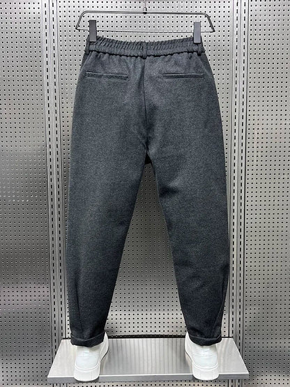 Lore | Elegante Herrenhose in Melange-Optik