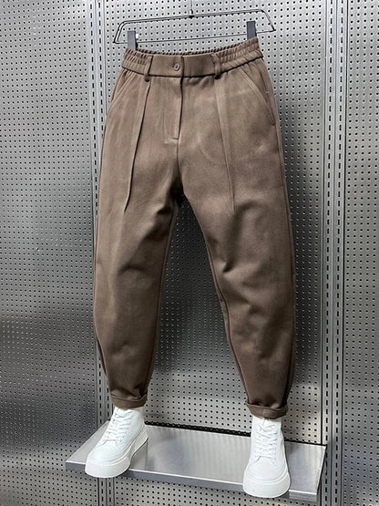 Lore | Elegante Herrenhose in Melange-Optik