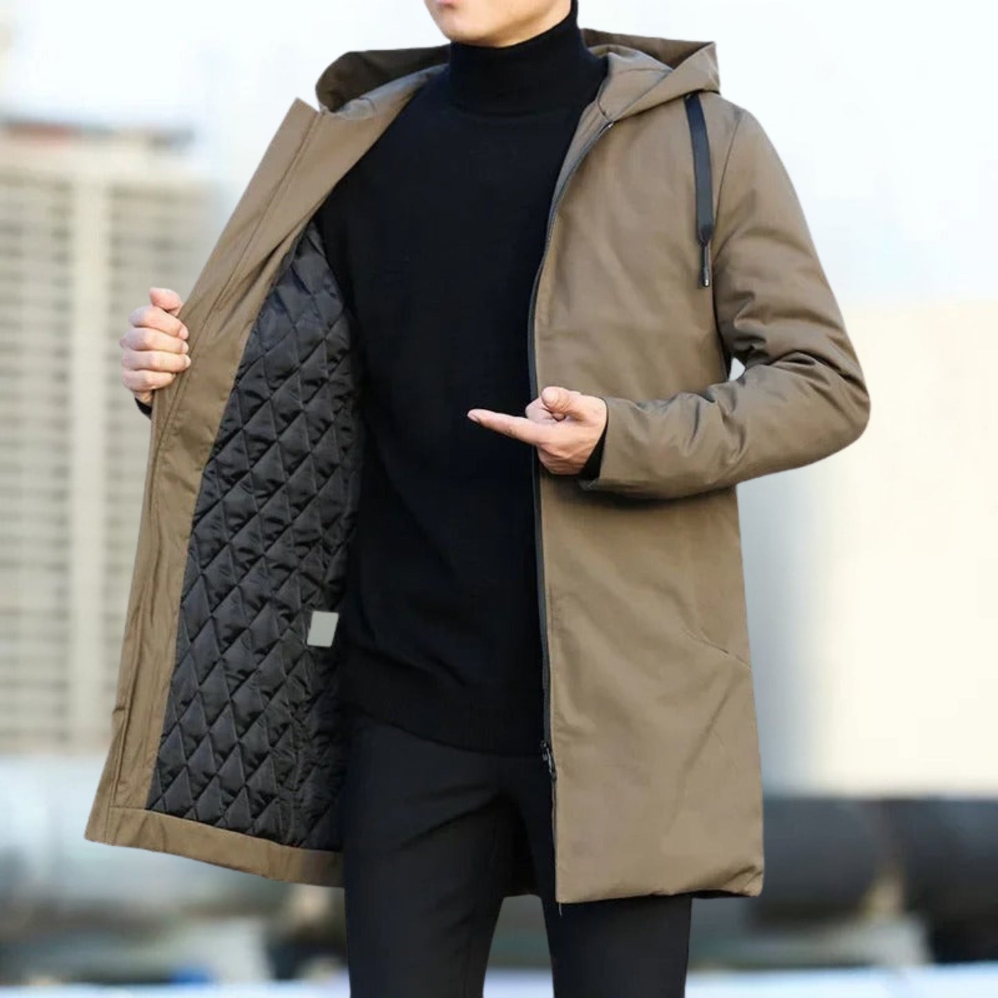 Vincenzo | Windjacke Jacke Mit Kapuze