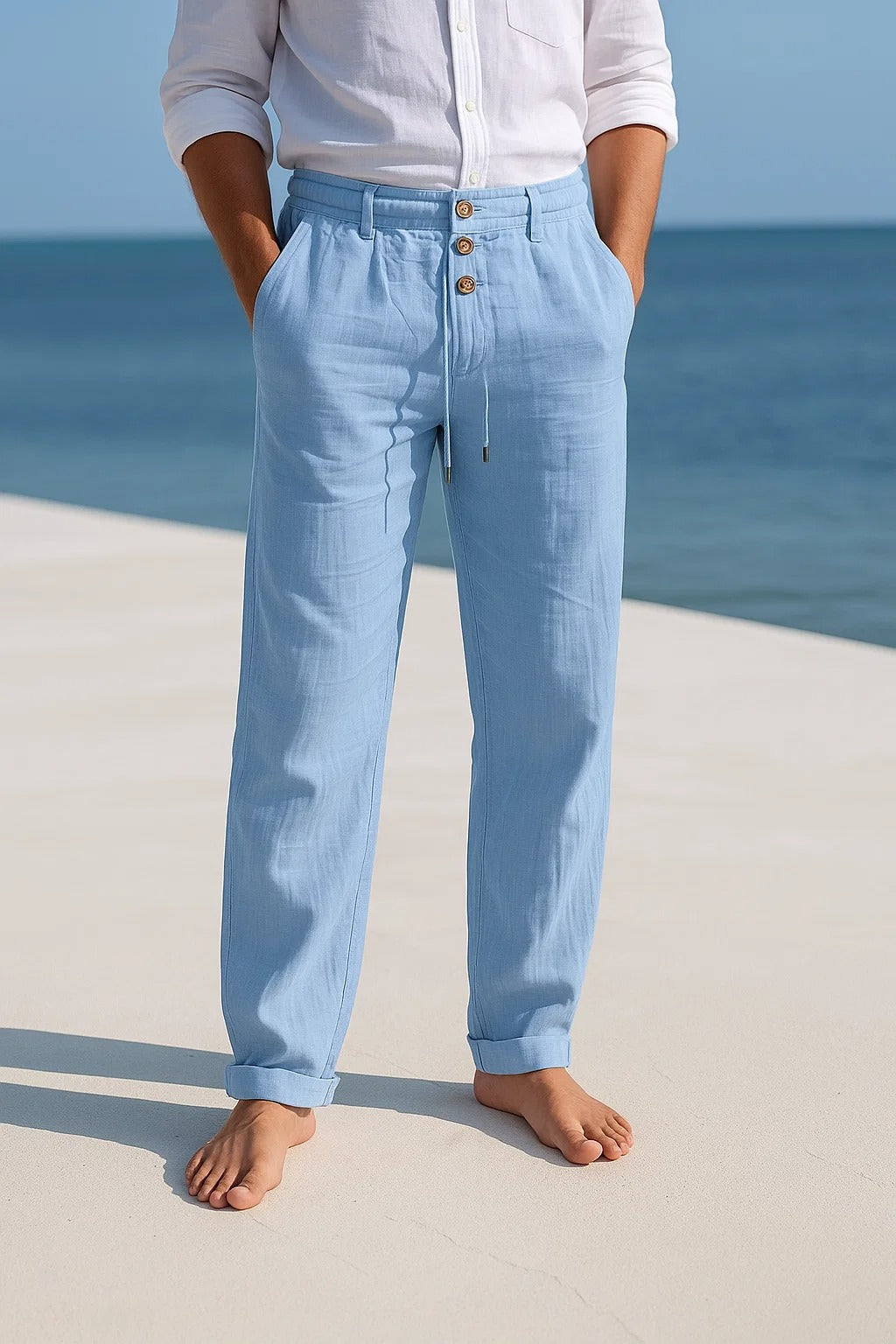 Lukas | Hose aus leichtem leinen