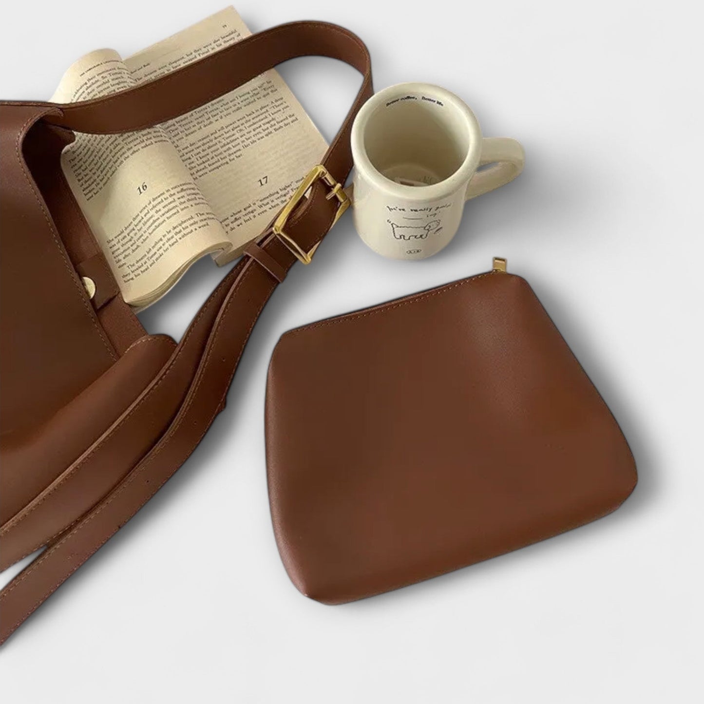 Marlena | Eleganti Lederschultertasche