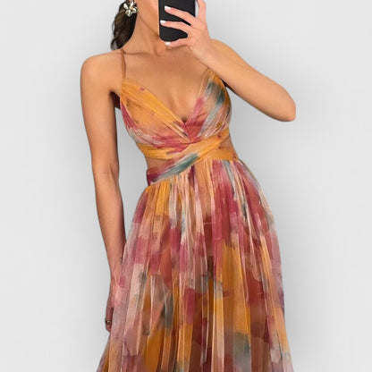 Lorena | Maxikleid mit Blumenprint