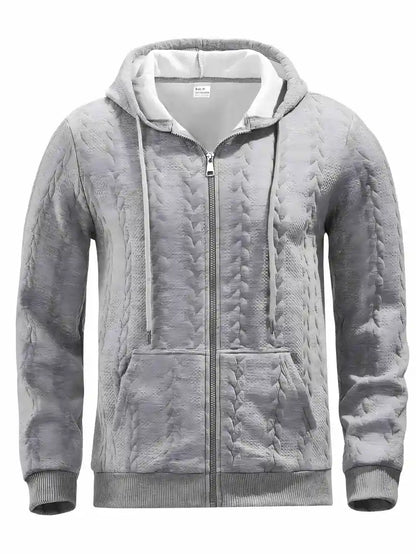 Philipp – Lässiger Kapuzenpullover Mit Reißverschluss Und Langen Ärmeln