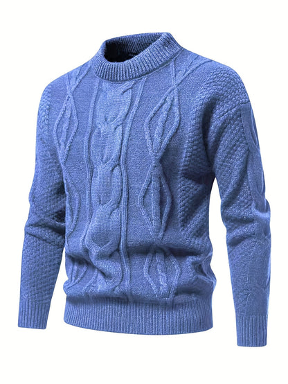 Hannes | Lässiger Langarm Strickpullover