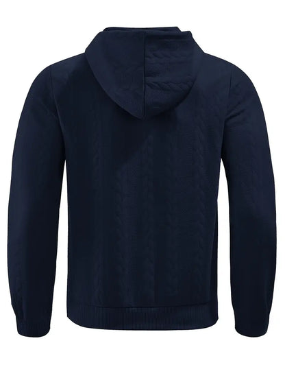Philipp – Lässiger Kapuzenpullover Mit Reißverschluss Und Langen Ärmeln