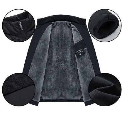 Marenz – Fleecegefütterte Jacke Mit Frontreißverschluss