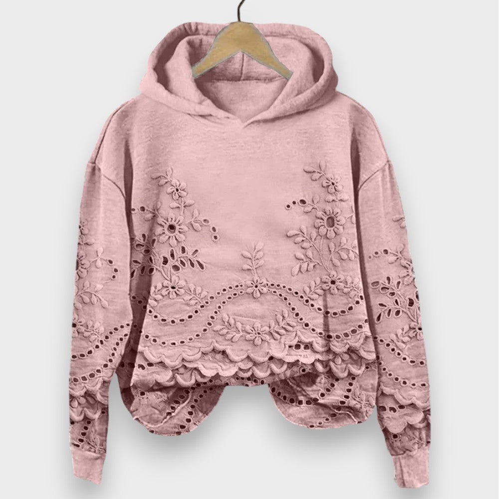 Alina | Pullover mit Spitzenverzierung