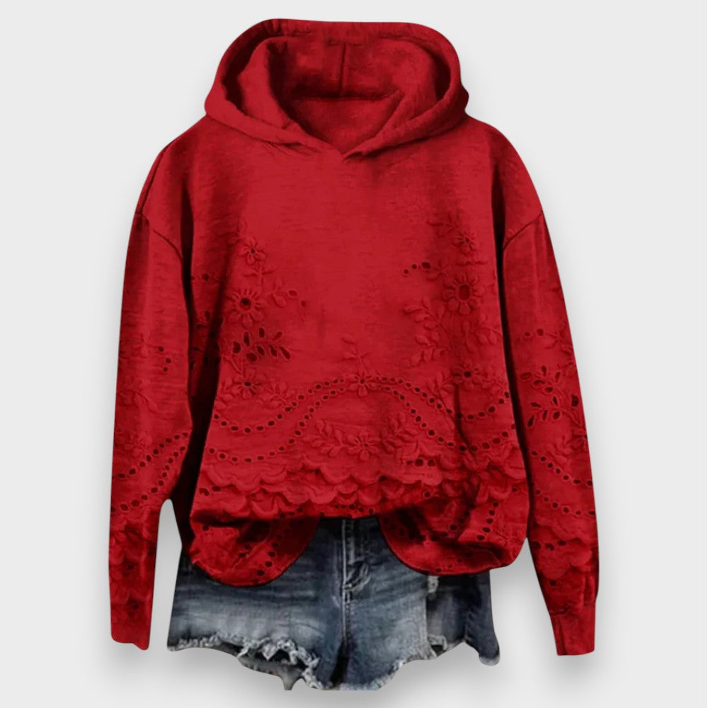 Alina | Pullover mit Spitzenverzierung